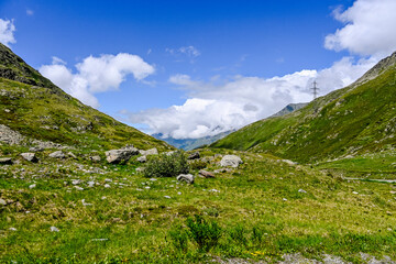 Grosser Sankt Bernhard, Saint-Bernard, St. Bernard, Passstrasse, Alpenpass, Bergstrasse, Alpen,...