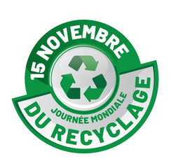 Journée mondiale du recyclage le 15 novembre