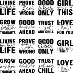 inspirational svg design bundle and digital download