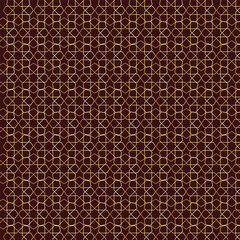 Background with seamless pattern in arabic style