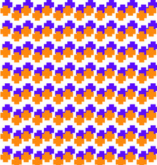 seamless pattern with blue squares