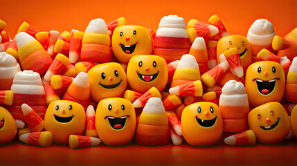 Happy Halloween Candy Corn
