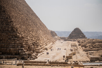 Camino hacia las pirámides, Egipto