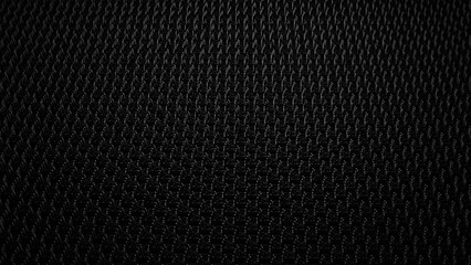 Abstract 3d rendering of chaotic cubes Black carbon fiber texture