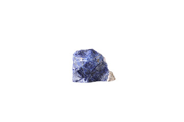 PNG, mineral sodalite, isolated on white background.
