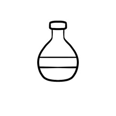 Bottle vector lineart icon