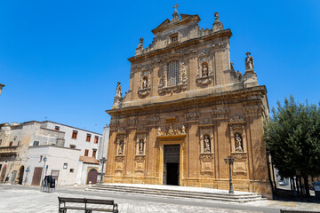 The Sanctuary of the Most Holy Crucifix of Piety (Santissimo Crocifisso della Pietà) in Galatone,...