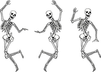 Dancing skeleton