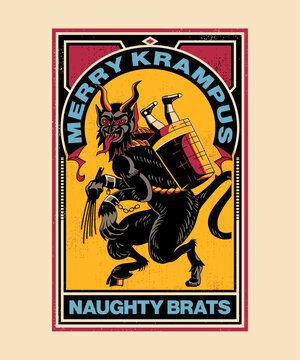 Merry Krampus Naughty Brats