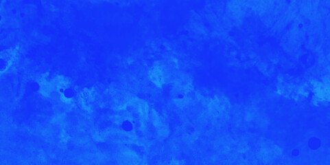 Blue Watercolor Background Texture. Abstract Blue Grunge Paint Texture