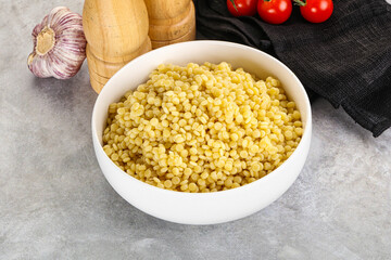 Organic wheat pasta - boiled ptitim