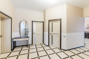 interior apartment room doors, renovation corridor lobby entrance hall