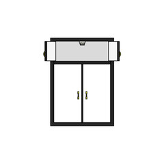 感知器が付いたクローゼット