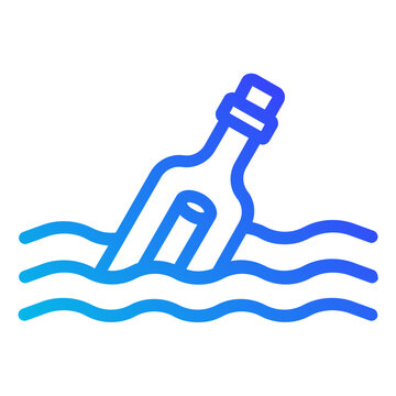 message in bottle icon