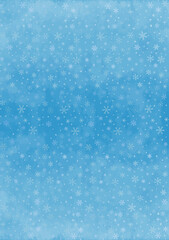 綺麗な雪の結晶の背景イラスト