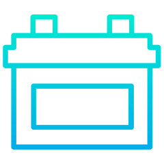 Outline Gradient Battery icon