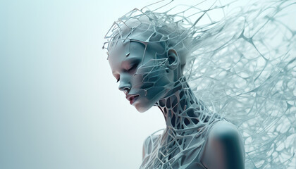 Futuristic Design with Cyber Girls