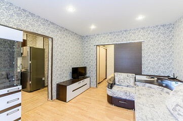 interior apartment living room with sofa