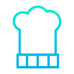 Outline Gradient Chef icon