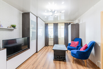 interior apartment living room with sofa