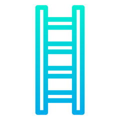 Outline Gradient Play Ladder icon