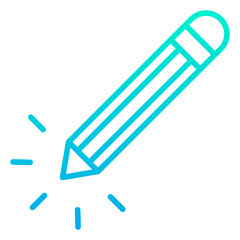 Outline Gradient  code icon