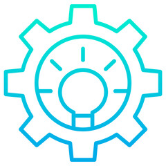 Outline Gradient Development icon
