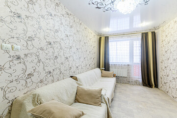 interior apartment living room with sofa