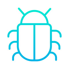 Outline Gradient Bug icon