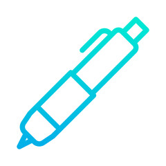 Outline Gradient Pen icon