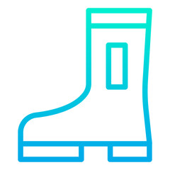 Outline Gradient Boots icon