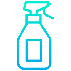 Outline Gradient Sprayer icon