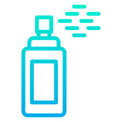 Outline Gradient Spray paint icon
