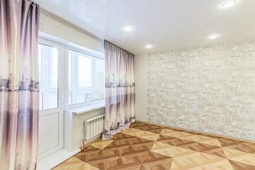 interior apartment empty room renovated