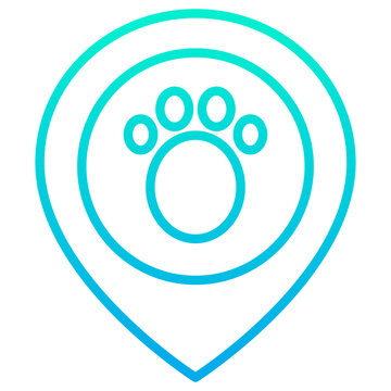 recommend clip art: Outline Gradient Construction Worker Placeholder icon