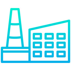 Outline Gradient Factory icon
