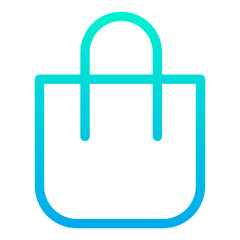 Outline Gradient Office Bag icon