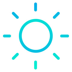 Outline Gradient Bright icon