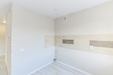 interior apartment empty room renovated