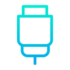 Outline Gradient Usb icon