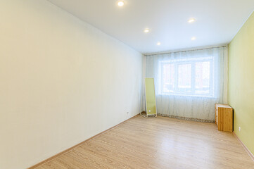 interior apartment empty room renovated