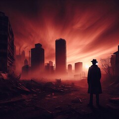 Fototapeta premium the abandon city