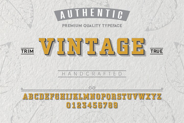 Vintage typeface. For labels and different type designs