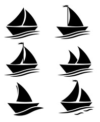Vector Boat icons