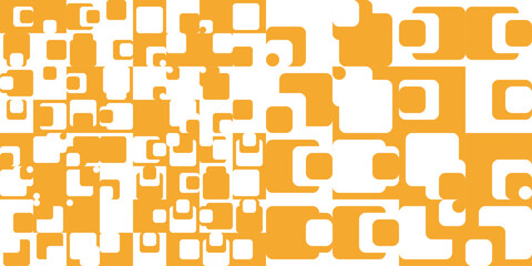 Abstract vector background made with simple geometric shapes. Mid century modern inspired seamless colorful pattern for fabrics, wallpaper, poster design, invitations and business cards.