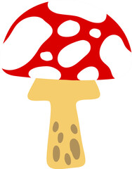 Mushroom Letter T