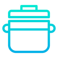 Outline Gradient Cooker icon