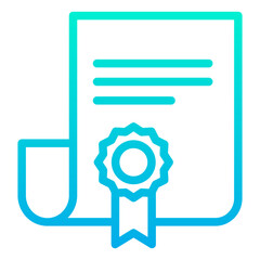 Outline Gradient File icon