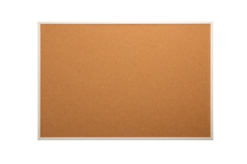 Cork board as a background texture material. Blank for text. Copy space. Isolated transparent background