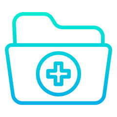 Outline Gradient File icon